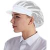 3pcs Chef Hat Kitchen Cooking Chef Cap Food Service Hair Nets5456cm), White