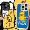 Handyhülle für iPhone 17 Air 16E 15 16 Pro Max Lustige Süße Cartoon-Ente Hülle 14 Plus 13 12 Mini Weiche Schale Silikon Fundas