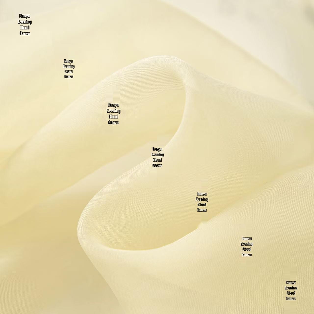 

In Stock Twilight Cloud Mist Gauze Organza: Lightweight, Flowing, Slightly Wrinkled, Skin-Friendly, Cool Fabric for Apparel 43#512 Navy Blue