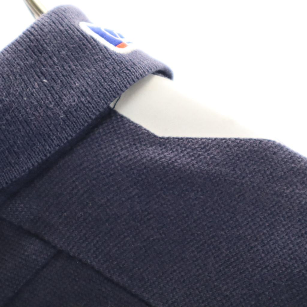 Umbro Nationalmannschaft ENGLAND Fußball Kurzarm Poloshirt L Marineblau Descente Herren Gebraucht