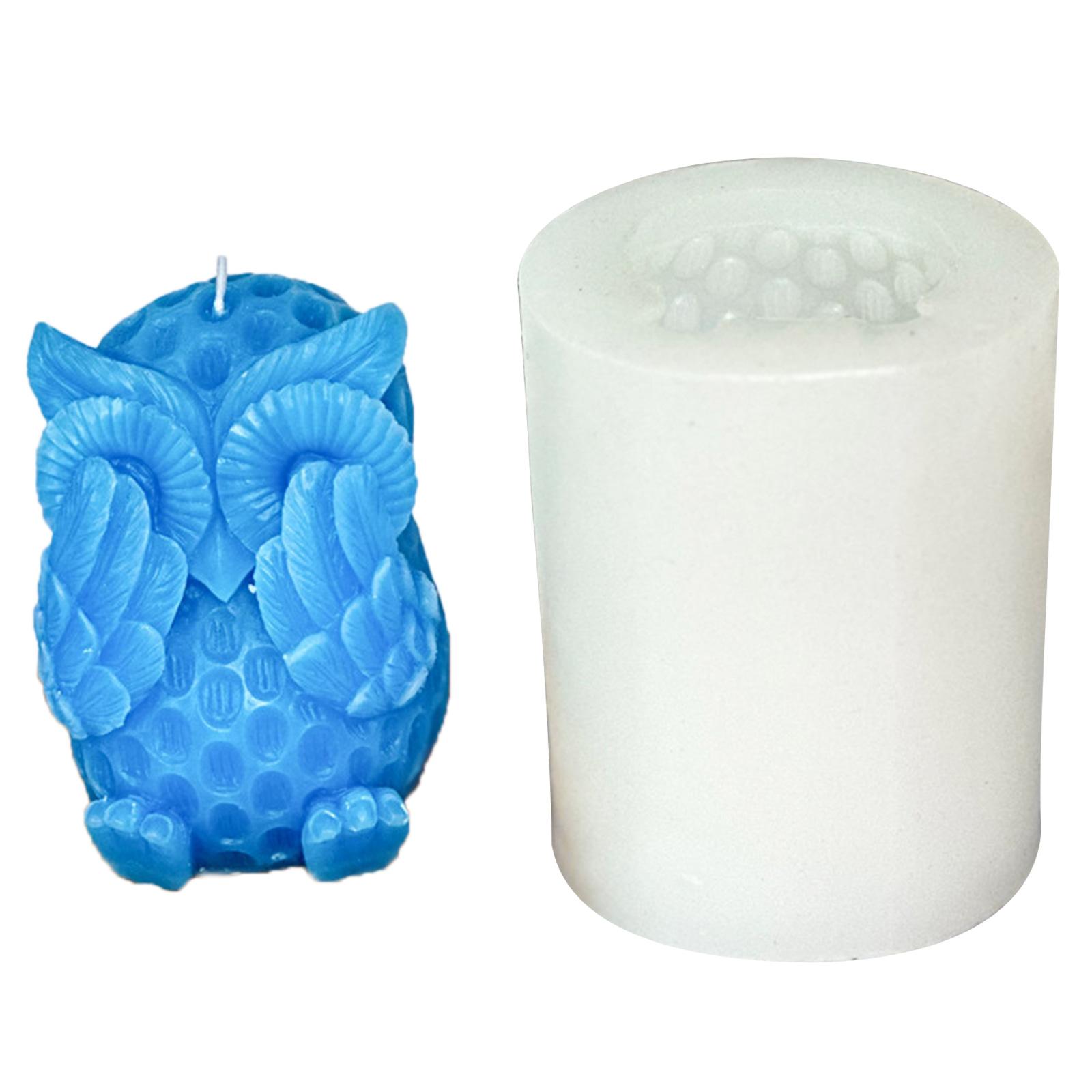 

Форма для свечи в форме совы, форма для свечи в виде животного, для самостоятельного изготовления свечей, мыла, шоколада, домашнего декора, формы для литья смолы своими руками