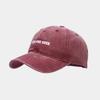 Summer Couple Simple Letter Embroidery Cap Trendy Hat Men and Women Street Retro Washed Cotton Old Baseball Cap