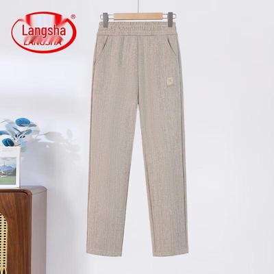 Women's Mid-Aged/Elderly Straight-Leg Pants