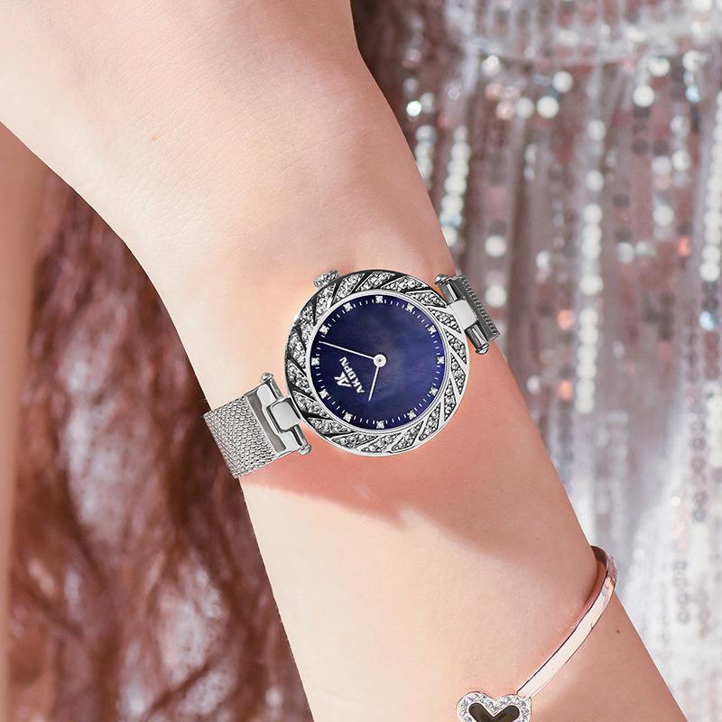 New Women's Watch Women's Student Watch Waterproof Starry Sky Drill Quality Women's Watch Fashion Quartz Watch