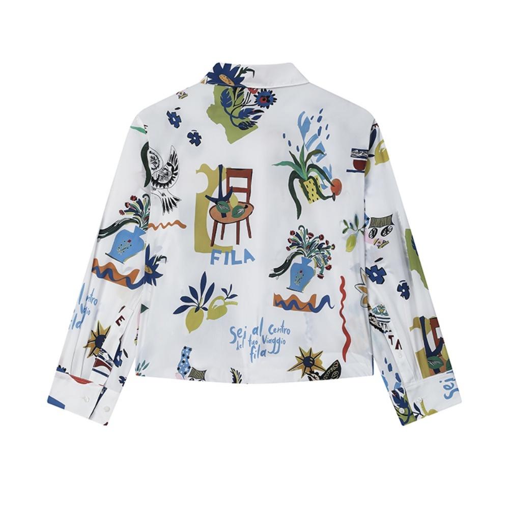 FILA Lifestyle HERITAGE Polo Shirt Women's All Over Print F11W528702FZA