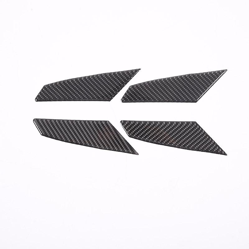 

For BMW X1 IX1 U10 U11 2026-2026 Soft Carbon Fiber Interior Door Handle Side Panel Decorative Sticker Car Accessories чорний