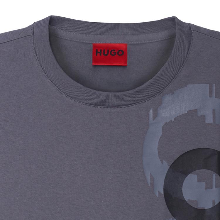 HUGO BOSS SS23 T Shirt Men's Light Gray 50468247-069