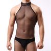 Bodystocking Fishnet Men Sexy Bodysuit Lingerie Mens Mesh