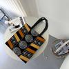 Geometric Pattern Red ,Black Traditional Design Tote Bag Picnic Accessories Shoulder Bag Large Capacity Christmas Shopping Bag