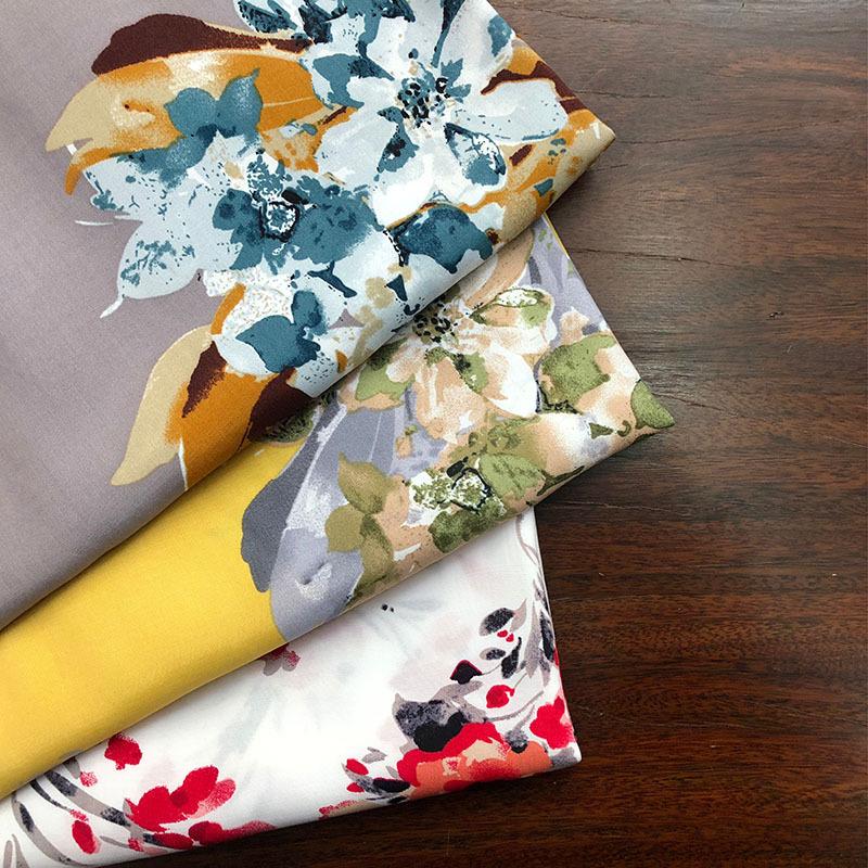 1 Meter X 1,4 Meter Malstoff Viskose Weich Sommerkleid Material Rayon Baumwolle Patchworkstoff Gewichte