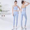 Women's Mesh Sports Bra Yoga Top - One Cup Gathered Running Vest, Fitness Apparel