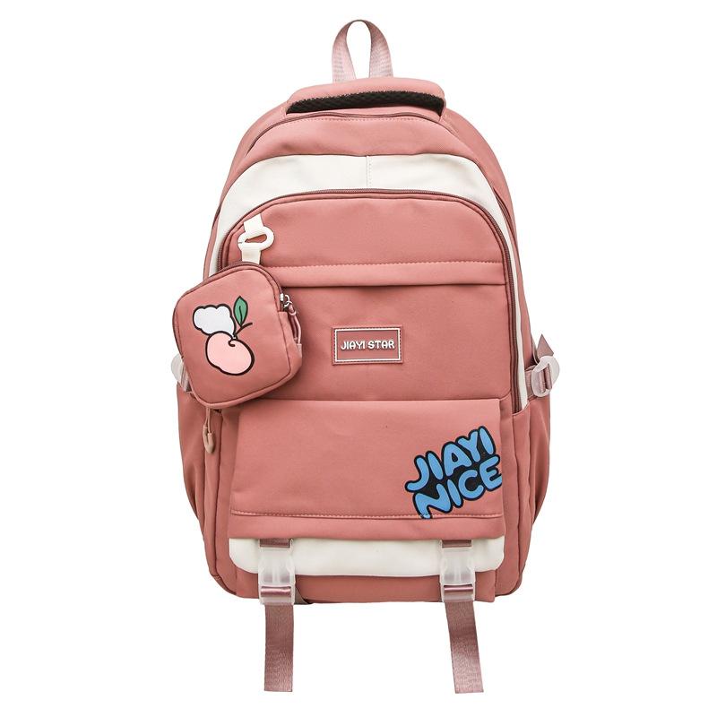 Schoolbag Korean version sweet campus backpack 1011 new versatile cute casual backpack junior high school schoolbag