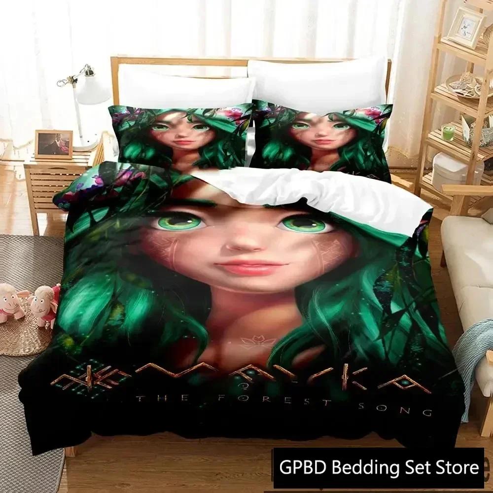Neuer 3D-Druck Mavka Das Lied des Waldes Bequemer Bettbezug Steppdecke Kissenbezug Bettwäscheset Kinder Schlafzimmer Dekoration Heimtextil