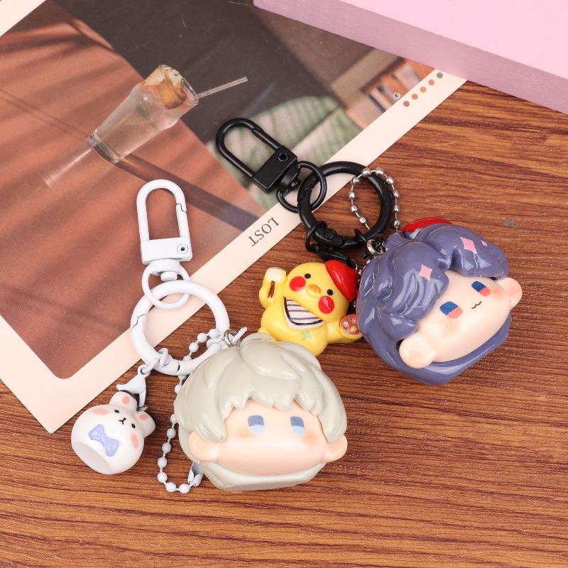 Love And Deepspace Anime Q Version Doll Pendant Keychain Mobile Ornament Backpack Decoration