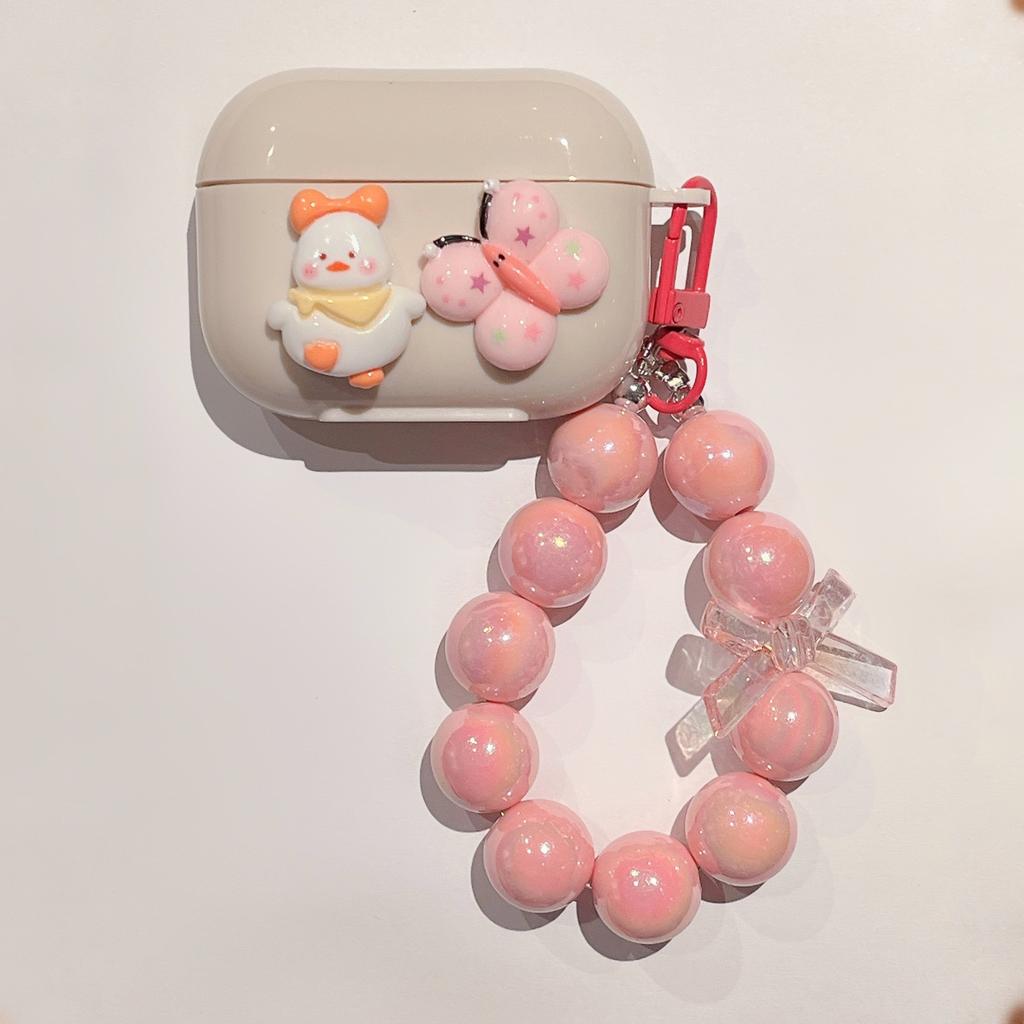 Funda de Oso de Dibujos Animados para Airpods Pro3 Funda de Auriculares de Dibujos Animados para Airpods Pro2 Pro 4 3 2 1 Funda Protectora Con