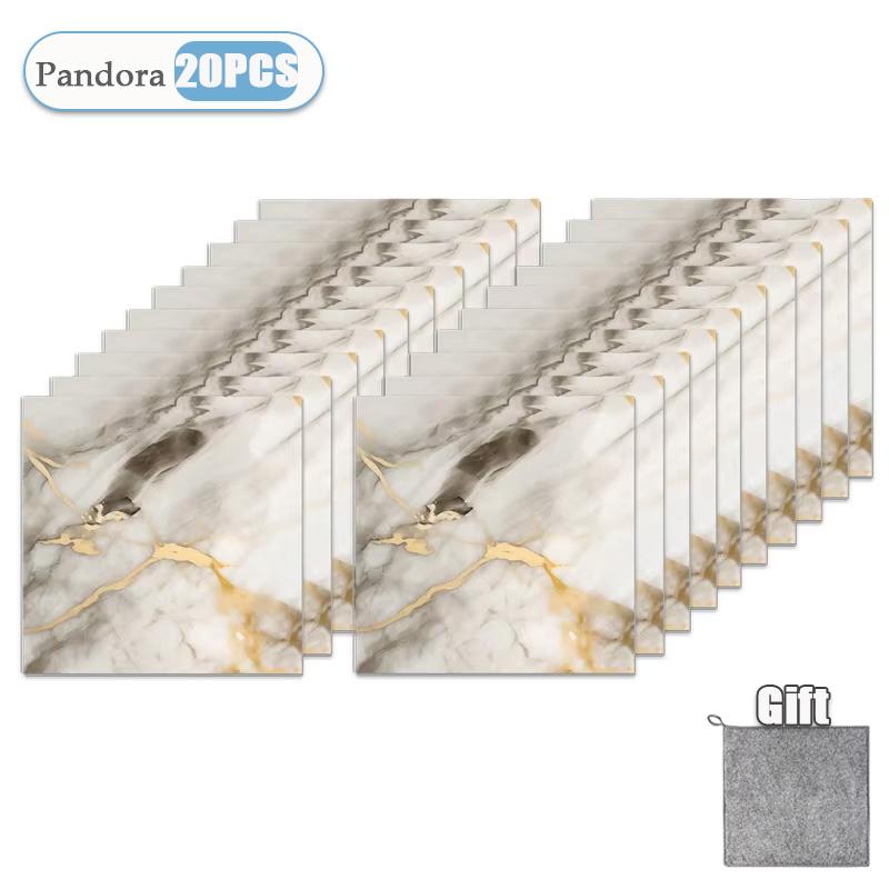 10-50 BUC Autocolant Decorativ de Perete Autoadeziv Îngroșat Autocolant de Podea Tip Marmură PVC Impermeabil Autocolant de Perete pentru Toaletă Bucătărie Dormitor