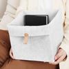 Container Felt Storage Basket Foldable Cloth Felt Storage Box Clothes Toys Holder  Bedroom