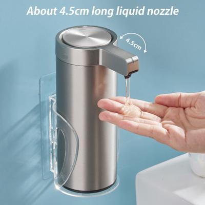 Automatic Induction Soap Dispenser 304 Stainless Steel Body 3-Speed Adjustable TYPE-C Charging Touchless