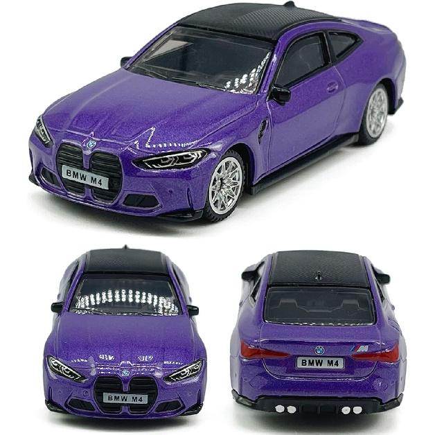 1:64 Scale 2022 BMW M4 G82 Model Car Sports Diecast Toy Cars Metal Alloy Children’s Die-cast Vehicles, Collection for Men, Toys for Boys Kids