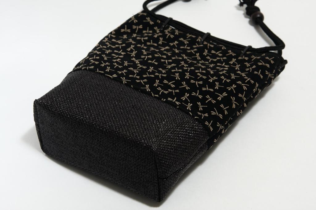 Dragonfly Shingen Bag Drawstring Pouch Made in Japan [Hasegawa] Inden-style Men's