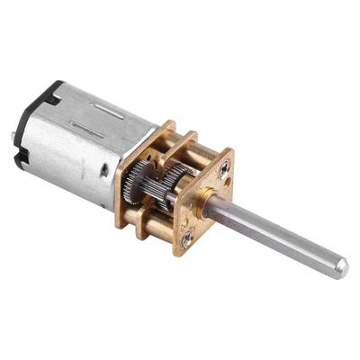 Motore elettrico di riduzione dell'ingranaggio DC 12V con albero di uscita lungo (100 giri al minuto)