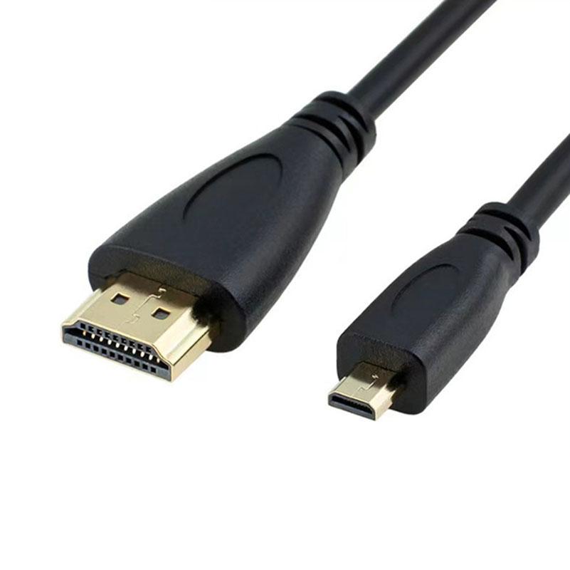with HDMI 4K 60Hz to Micro HDMI-compatible Cable 1080P HDTV Cord Data Cable Connect Camera Tablet Wire for Raspberry Pi 5/Pi 4