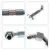 Oil Return Pipe Tube for Golf 038145736C Replacement Engine Turbocharger Oil Return Hose