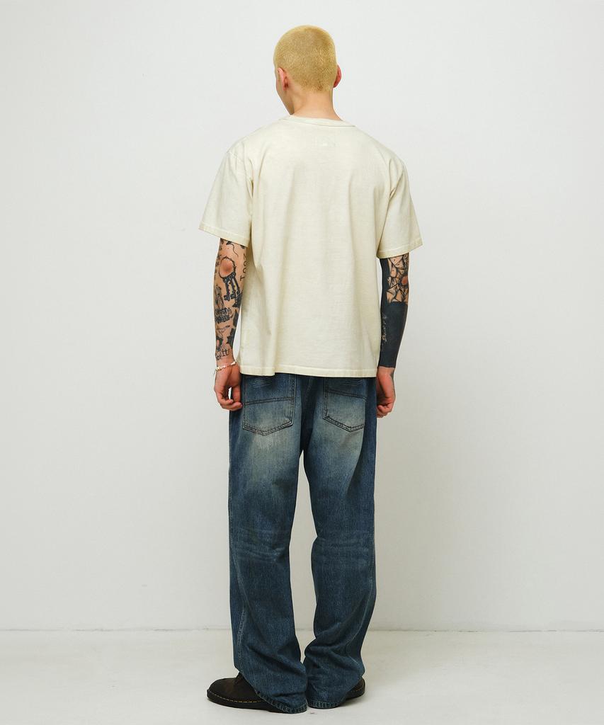 ENDOOR Archive Trace 1/2 T-Shirt (Vtg Ecru)