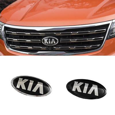 Car Front Hood Emblem Rear Trunk Badge Sticker for Sportage Ceed Sorento Cerato Optima Picanto Rio Soul K3 K5 Stonic Fitting
