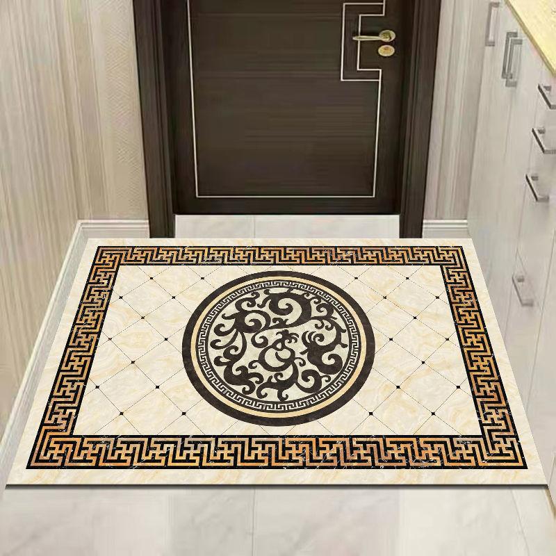 New Chinese Style Entrance Carpet  Living Room Carpet Corridor Floor Mat Household Anti Slip Can Be Cut