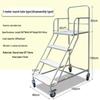 Mobile Warehouse & Supermarket Climbing Cart with Lifting Platform