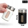 KADAX Salt Shaker and Pepper Shaker Set 2x90ml Container for Salt Pepper Steel
