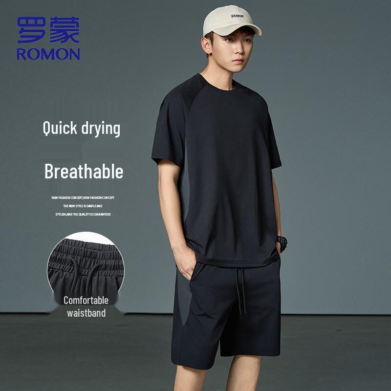 ROMON Men s Quick-Dry Sports Shorts 2XL