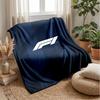 Coperta Morbida in Flanella Pile F1 Coperta Calda e Accogliente per Divano Letto Viaggio Uso in Tutte le Stagioni