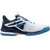 Chaussures de Tennis Wave Exceed TOUR 6 OC Court en Gazon Synthétique Activités de Club Légères Tennis Souple Tennis Dur Blanc x Marine x Turquoise cm 2E [Mizuno]