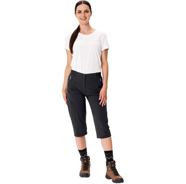Брюки VAUDE Farley Stretch Capri III черный