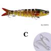New Lure Multi Section Bait 19g Lure Plastic Bait Multi Section Fish Hard Bait