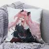 Seraph of the End Anime  Pillow Covers Home Sofa Cushion Covers and Aecorative Custom