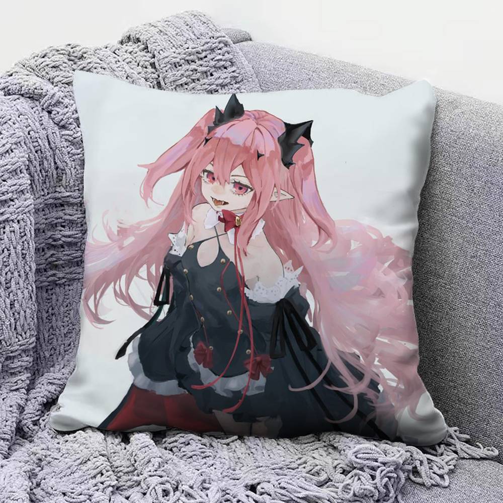 Seraph of the End Anime  Pillow Covers Home Sofa Cushion Covers and Aecorative Custom