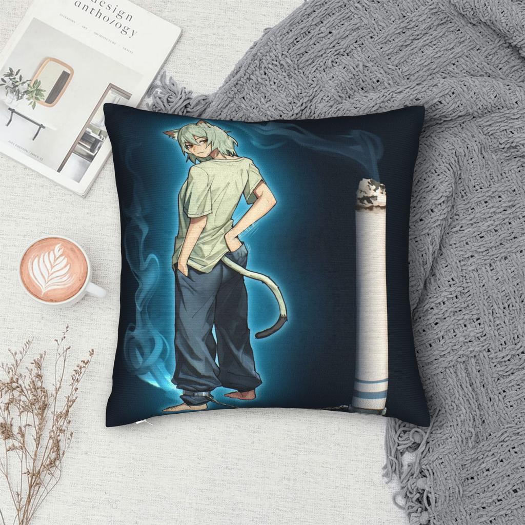 C-Chainsmoker Cats Pillow Case Vintage Pillow Cover Print Pillowcases For Living Room Bed Chair