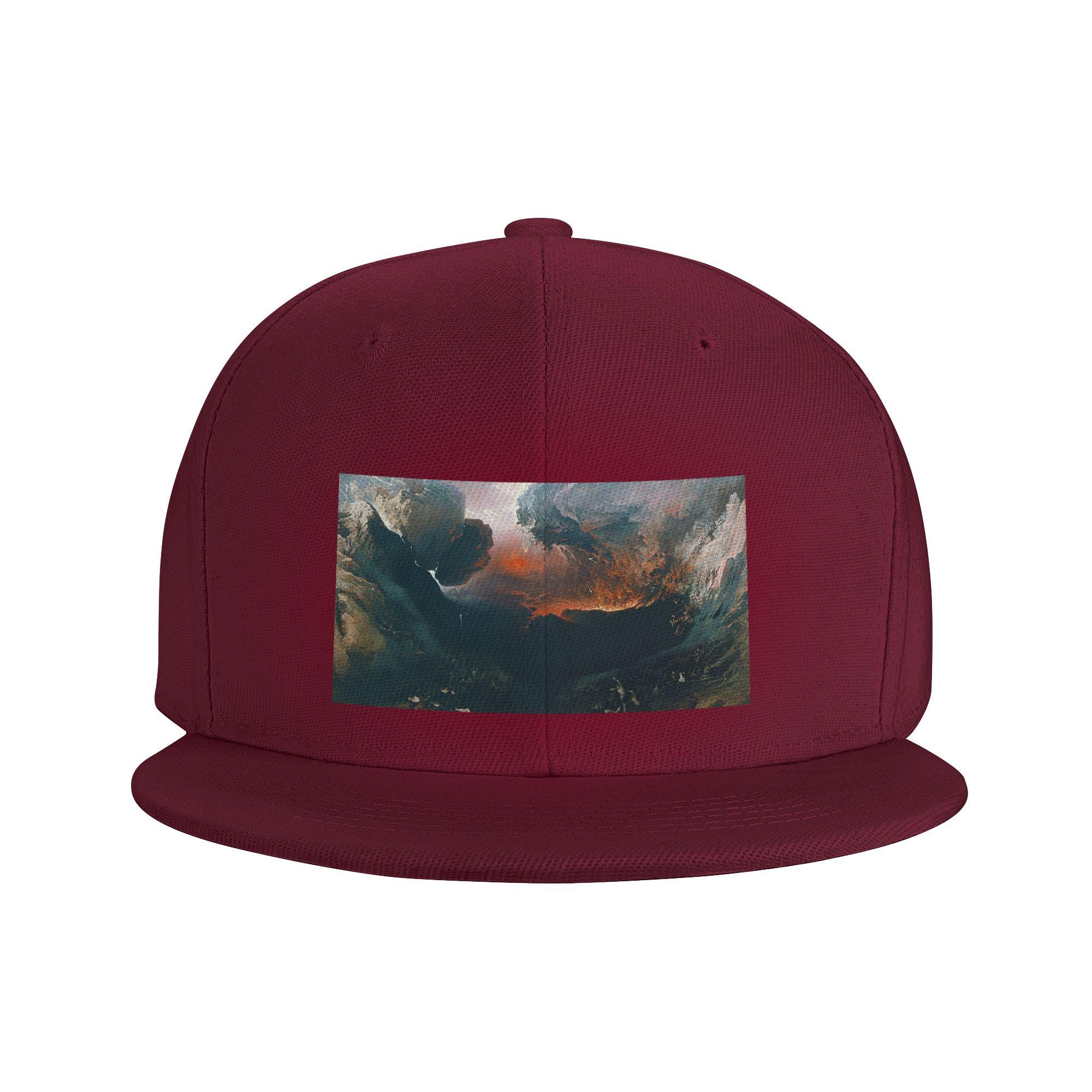 

The Great Day of His Wrath John Martin 1840 Baseball Caps Snapback Fashion Baseball Hats Casual Casquette Outdoor for Unisex One Size