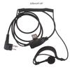 D-Shape Swivels Earpiece Headset with PTT ButtonMic for Two-Way Radio WalkieTalkie for Hytera BP510 BP516 BP 510