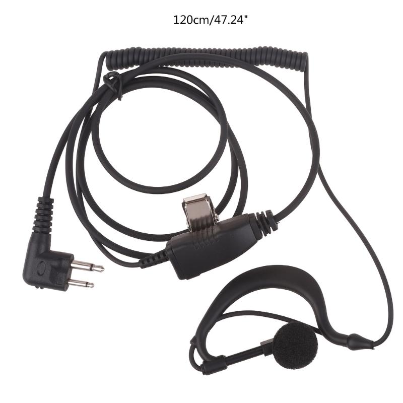 D-Shape Swivels Earpiece Headset with PTT ButtonMic for Two-Way Radio WalkieTalkie for Hytera BP510 BP516 BP 510