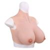 Buste Seins réalistes Silicone Col haut Bonnet D - CrossGearX - Prothèses
