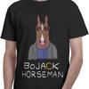 Unisex T-Shirt Baumwolle Rundhals Lässige Oberteile Schwarz