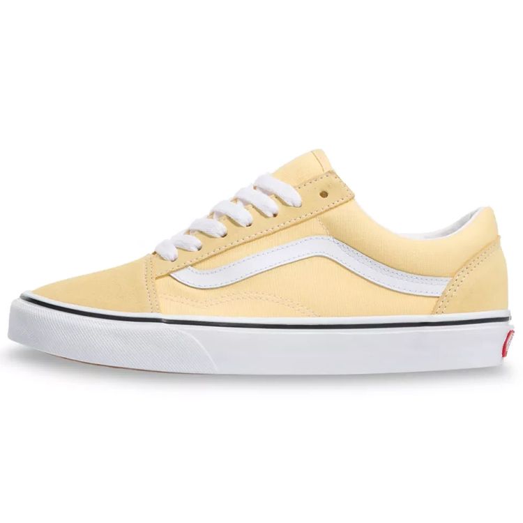 Vans Old Skool Низкие Скейт-Кеды Женские Кроссовки Светло-Желтые VN0A4U3BWL6 36
