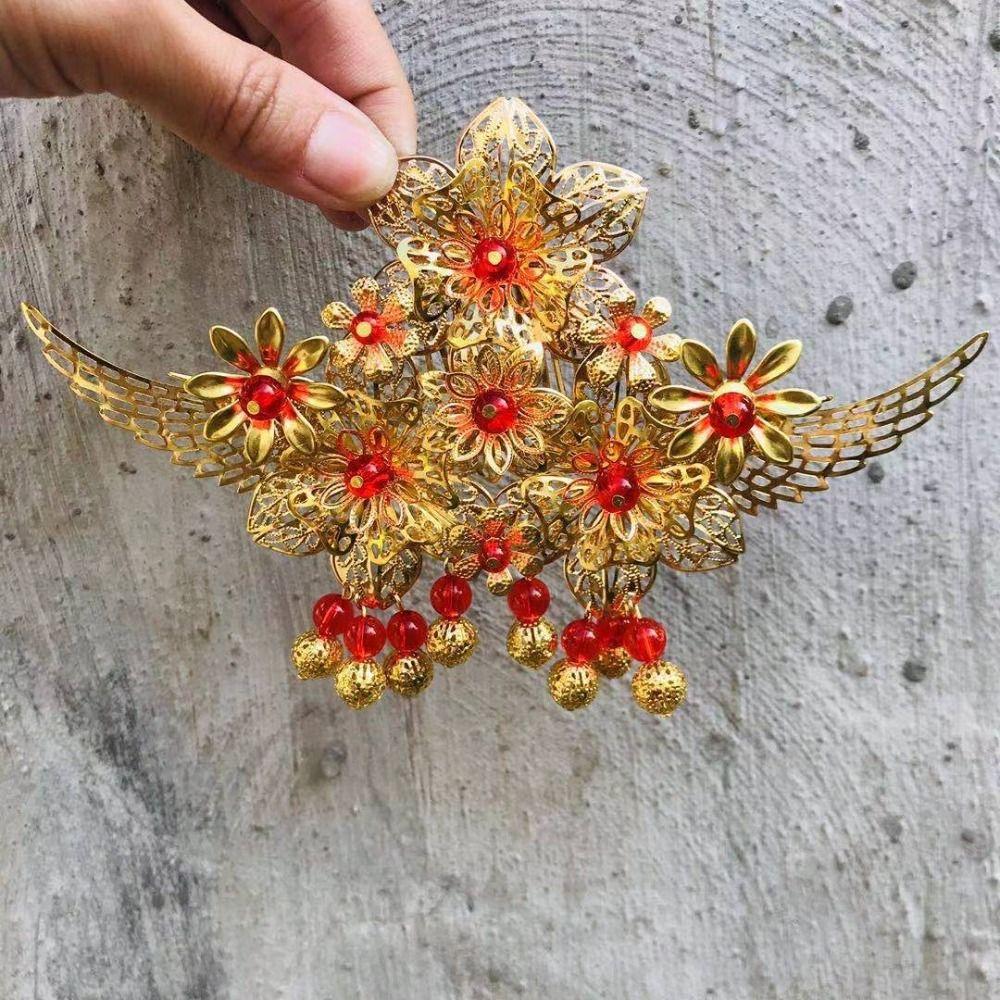 Hair Accessories Hanfu Hairpin Ancient Style Hair Crown Hairstyle Design Tool Bride Hair Stick