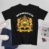 More Design Morocco Flag Moroccan Unisex Tshirt Tees Tshirt Oneck T Shirts Unisex Boys Clothing 100 Cotton