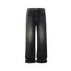 Rusty Soil Straight Jeans Men's Spring Loose Casual Long Pants Trend Old Wide Leg Pants
