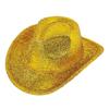 Funny Party Hats Cowgirl Hat Glitter Trims Ladies Cowboy Hats for Womens Metalic Disco Cowgirl Hat Glow Hats
